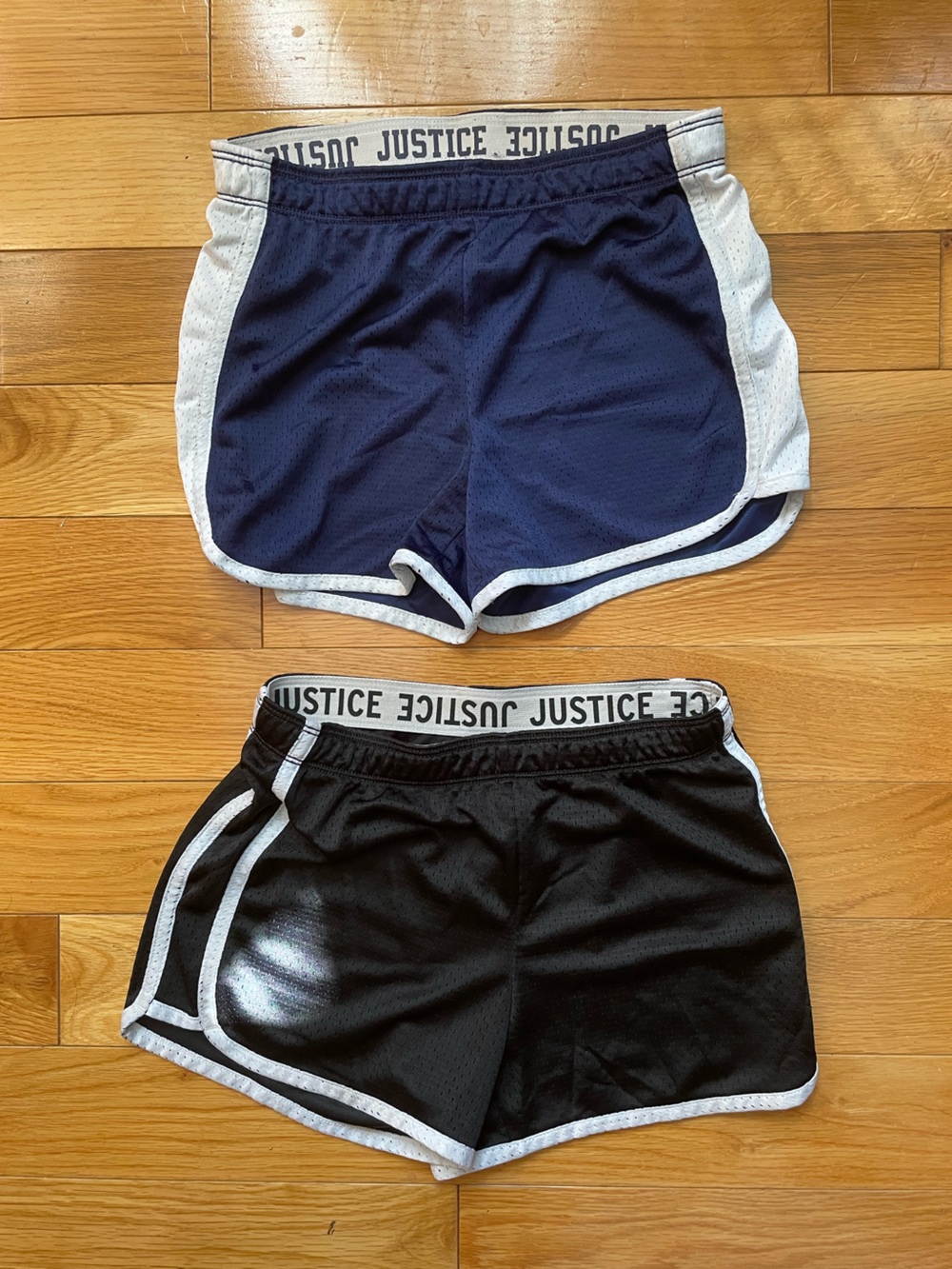 Justice Black Athletic Shorts Set